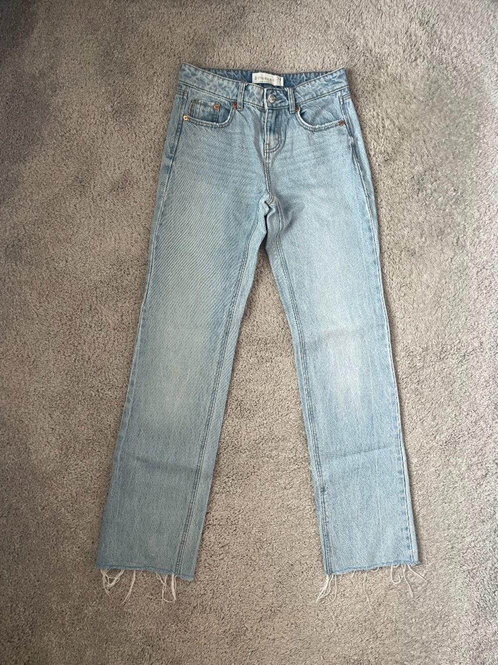 Stradivarius Straight-leg High waisted Jeans
